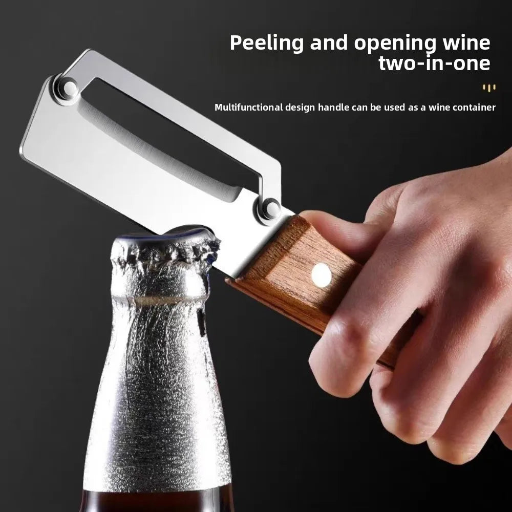 1/3/5Pcs Rustproof Stainless Steel Peeler Labor Saving Wooden Handle Wear Resistant Slicing Peeling Tool for Home Kitchen Use Qme