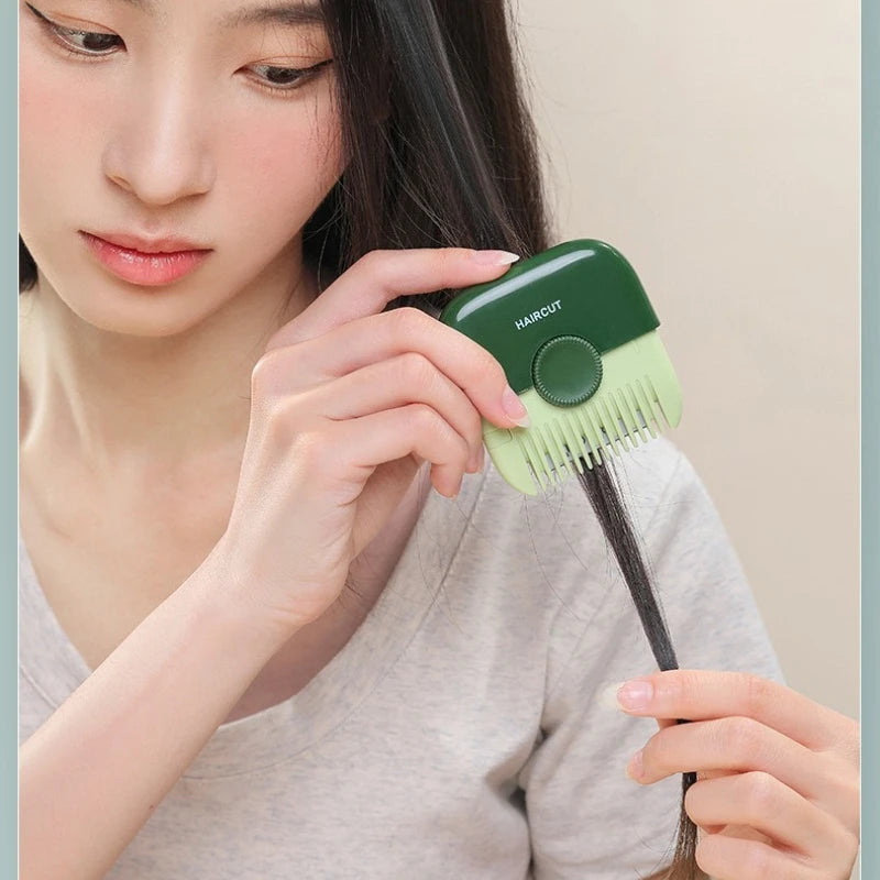 2-in-1 Hair Cutting Comb Thin Artifact Multi-functional Household Qme