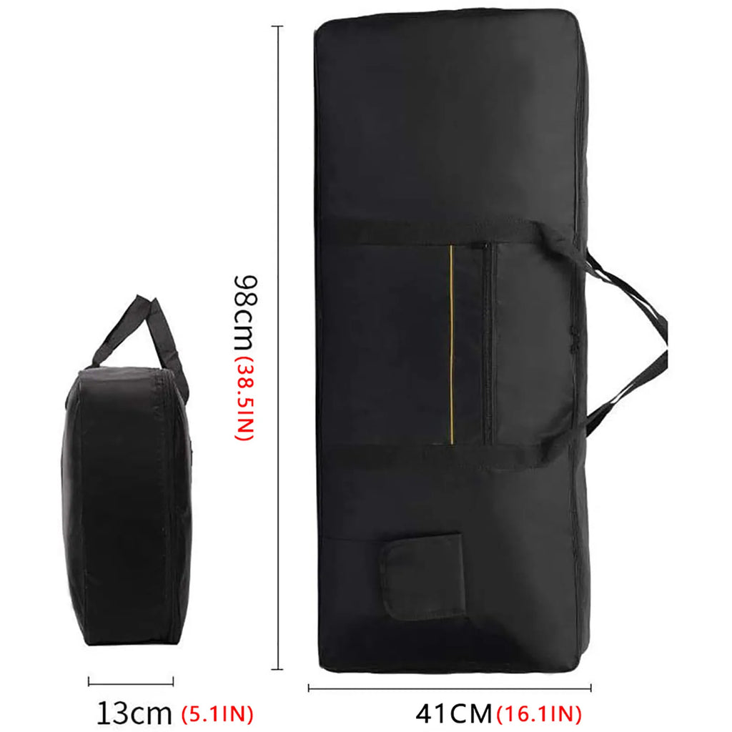 61-Key Keyboard Bag, Protective Case, Thick Padded, Portable, Waterproof, Shockproof, For Electronic Organ And Piano Qme