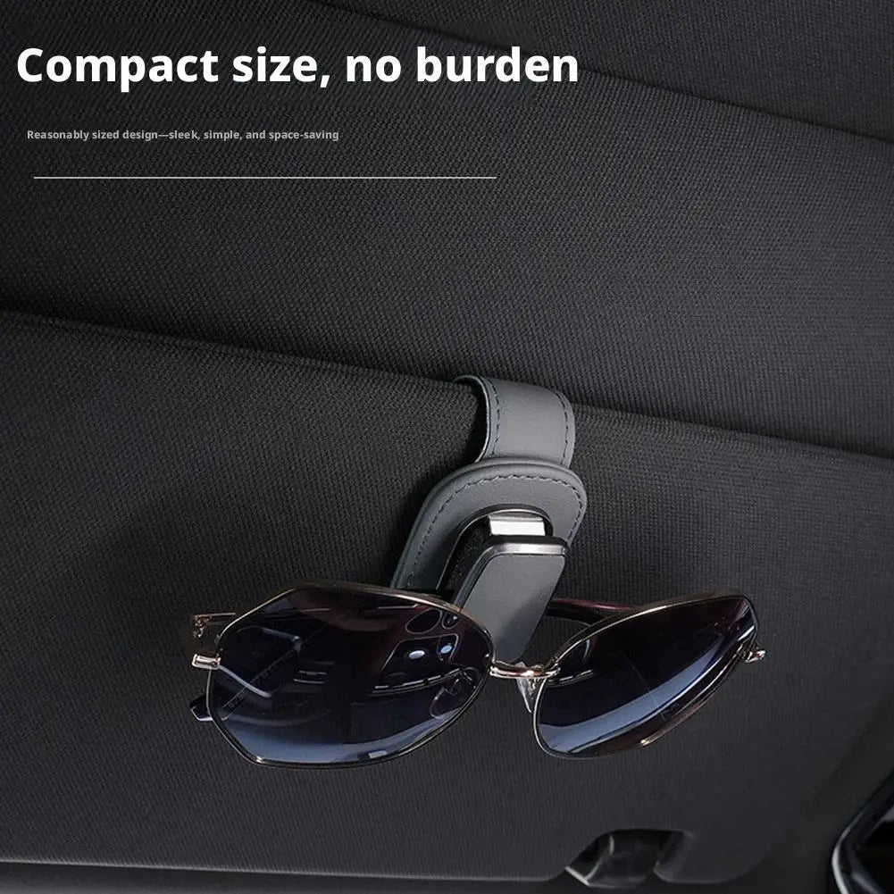 Car Eyeglass Storage Clip Ticket Sunglass Holder Visor Sun Sunglasses Qme