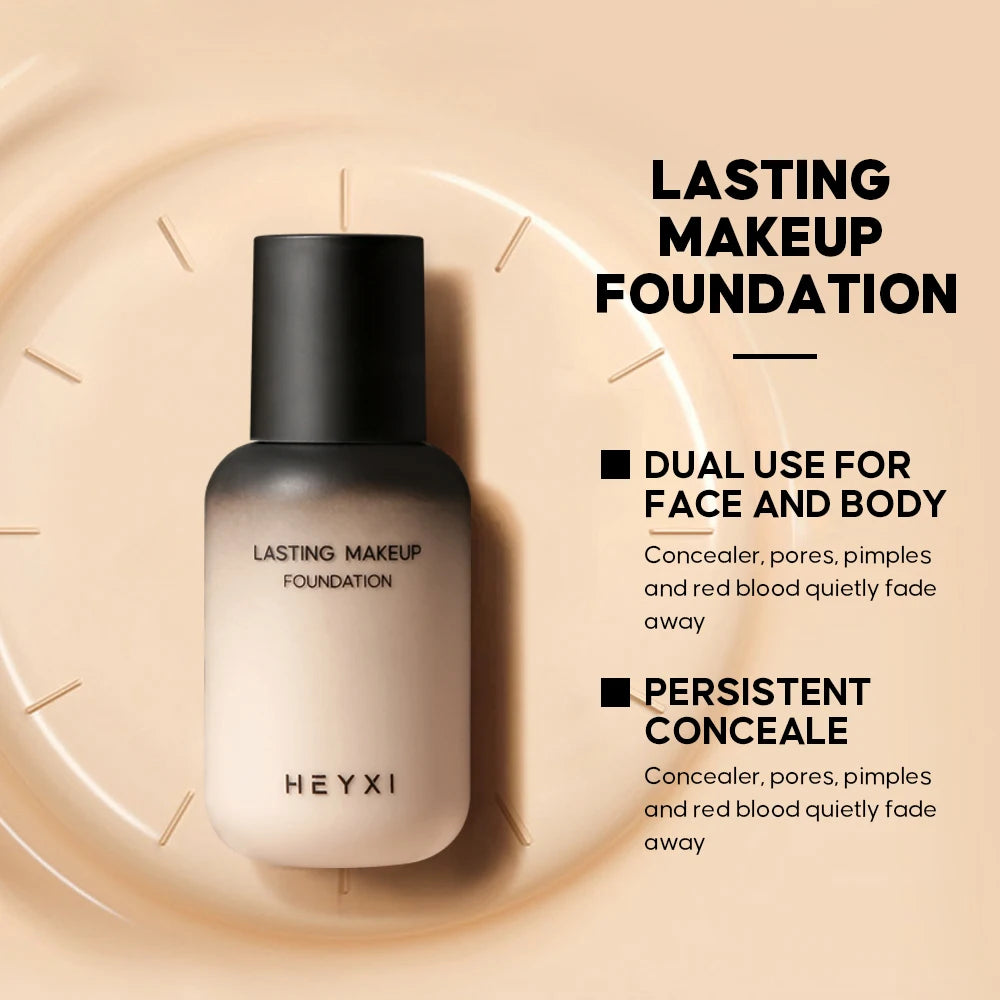 Face Body Foundation Make-up Waterproof Sweat Proof Durable Formula Qme