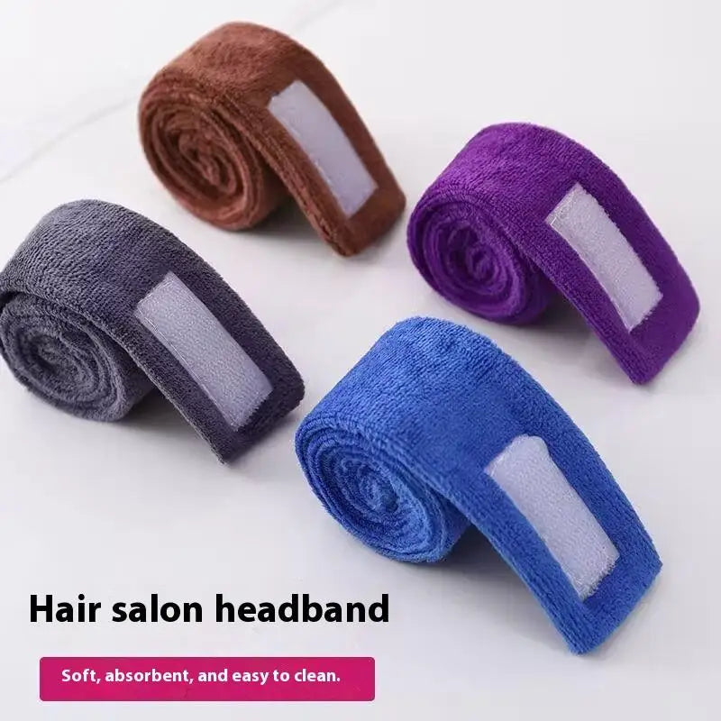 Perm Hair Headband Make Up Wrap Head Cloth Band Adjustable Towel Qme