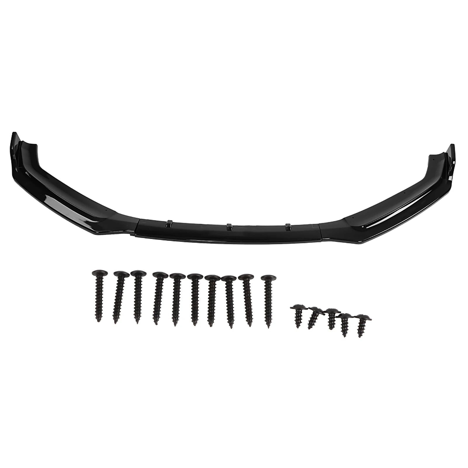 Bumper Add on Lip Car Front Bumper Canard Lip Splitter Body Shovels for B9 17‑18 Car Front Bumper Lip Front Bumper Diffuser Qme Gloss Black