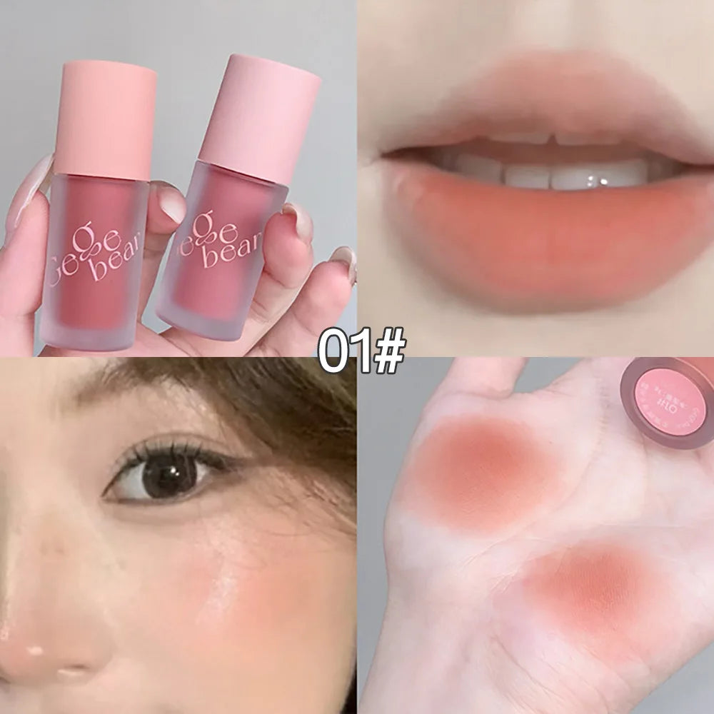 Gege Bear Smooth Multi-purpose Cream Expansion Blush Not Easy Fade Qme GX1165-01