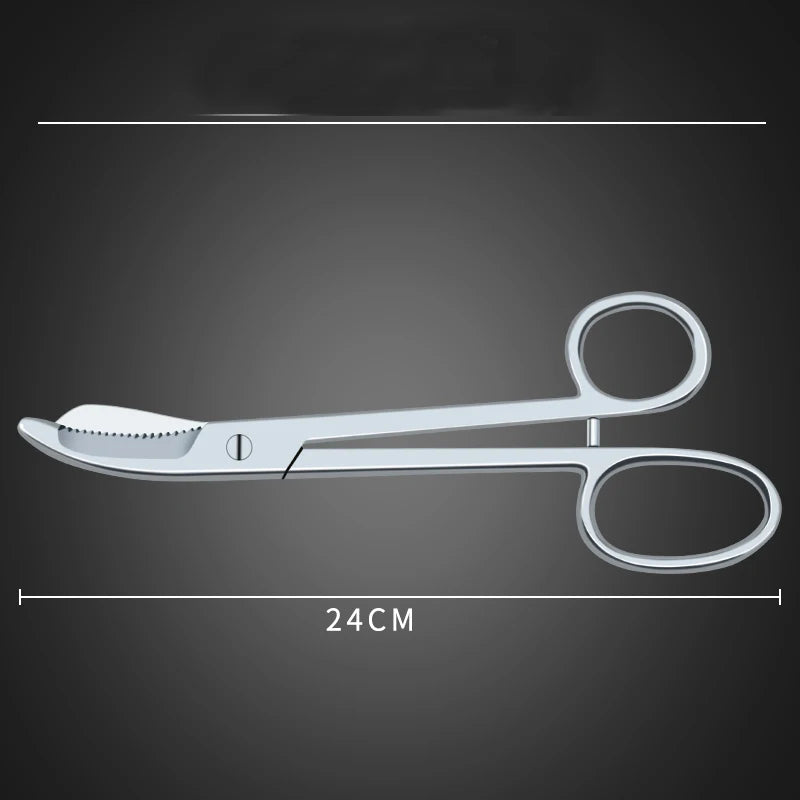 Stainless Steel Medical Plaster Clamp Scissors Polymer Hardness Gauze Qme