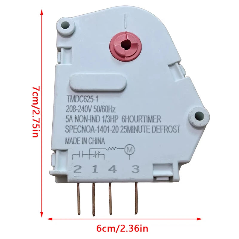 Refrigerator Timer Defrost Controller TMDC 625-1 807-2 Timing Suitable Qme