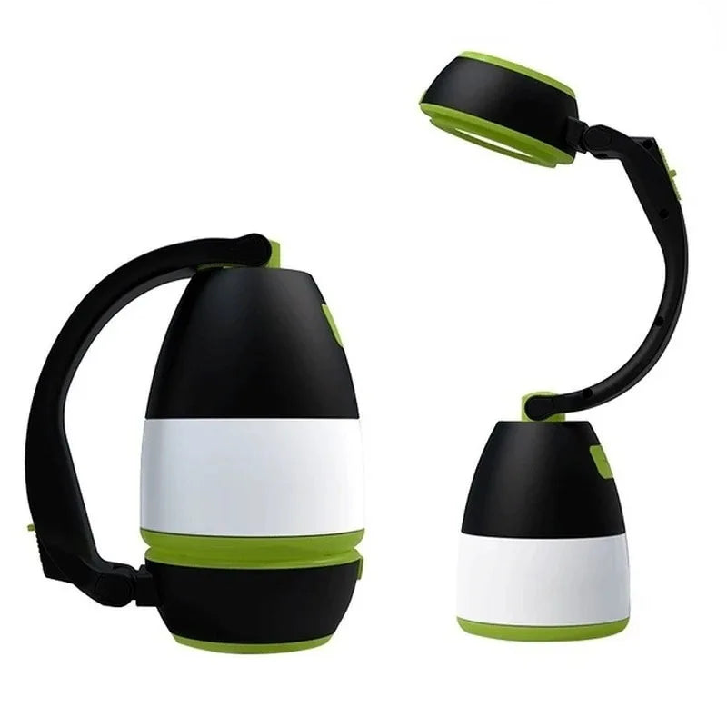 LED Camping Lamp Desk 1 Flashlight USB Charging Waterproof Outdoor Qme