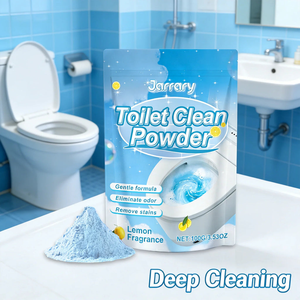 Toilet Cleaning Powder Gentle Formula Removing Stains & Urinary Scale Eliminate Odors Lemon Fragrance Household Toilet Cleaner Qme