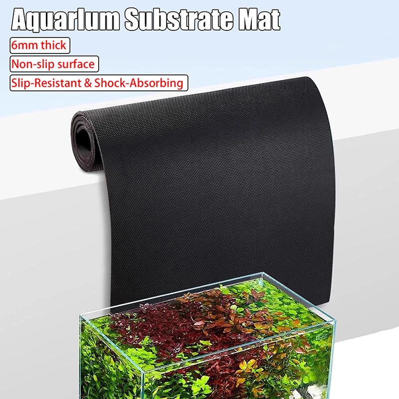 Thickened Black Mat Turtle Tank Landscaping Environmental Insulation Qme