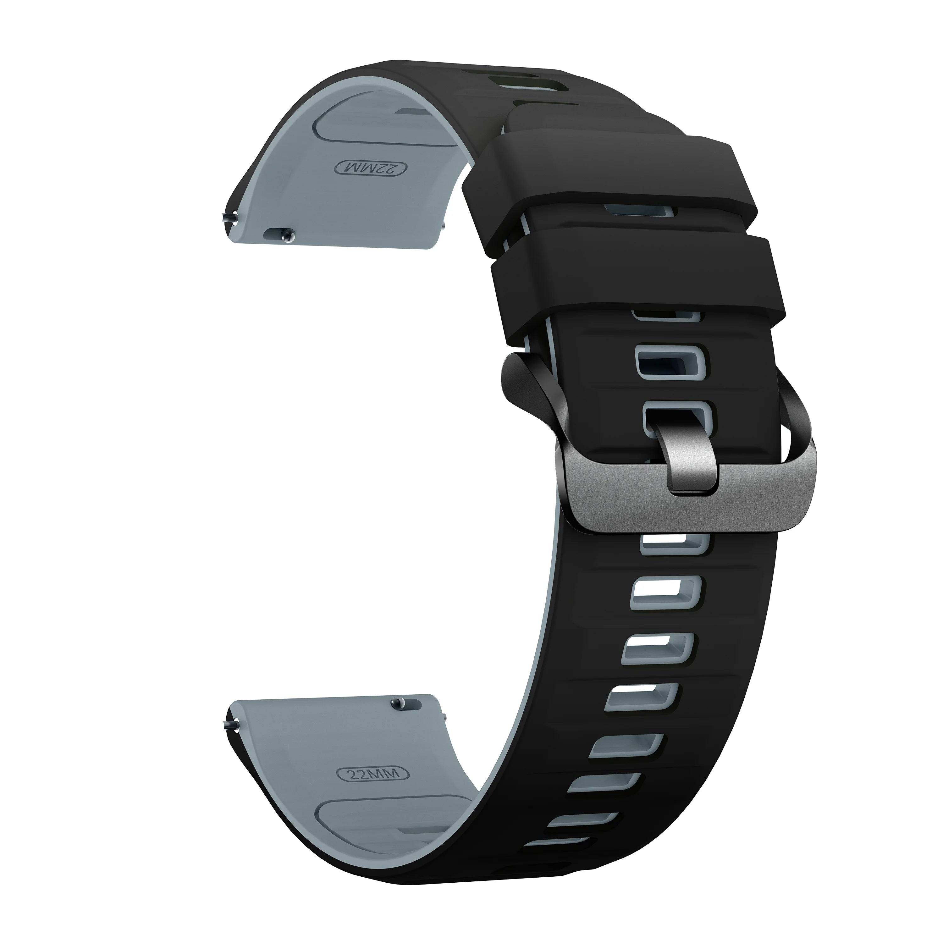 22mm Silicone Strap For OnePlus Watch 3 2 2R Sports Replacement Wristband Bracelet For OPPO Watch 4 Pro X X2 Band Correa Qme Black Gray 22mm Universal