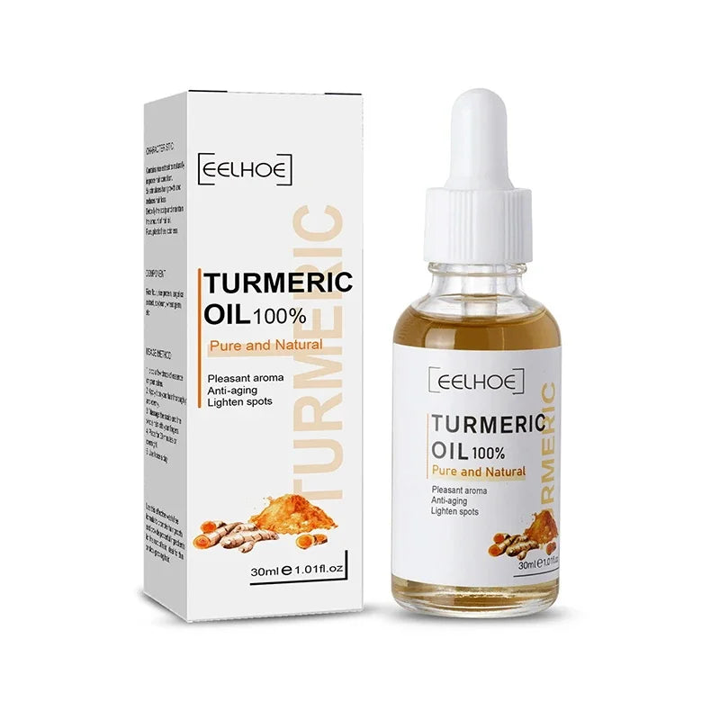 Dark Spot Remover Serum Turmeric Oil Whitening Freckle Facial Serum Anti-aging Reduce Fine Lines Lighten Spots Melanin Skin Care Qme 1pc