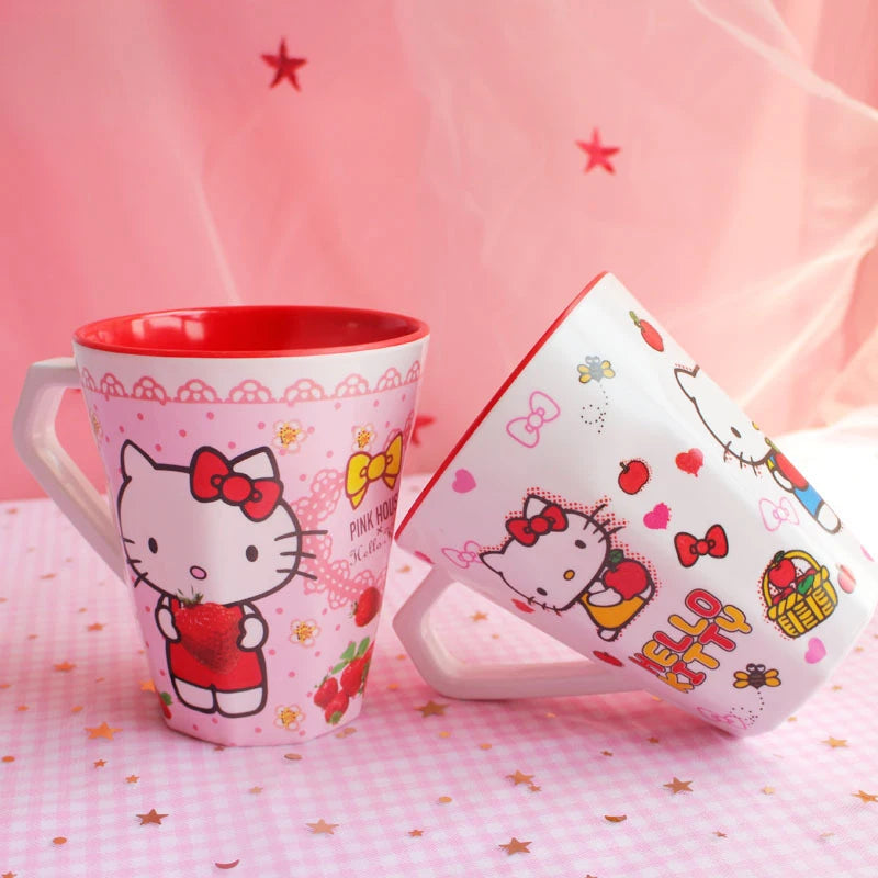 Hellokitty Creative Toothbrush Cup—Cute Couples' Toothbrush Cups Cartoon-themed Toothbrush Cups for Home and Dorm Rooms Qme