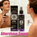 Men Deep Moisturizing Aftershave Spray Soothing Beard Reduce Redness Efficient Hydration Swelling Non Greasy Soft Post-Shave Car Qme 100ml Boxed X 3PCS