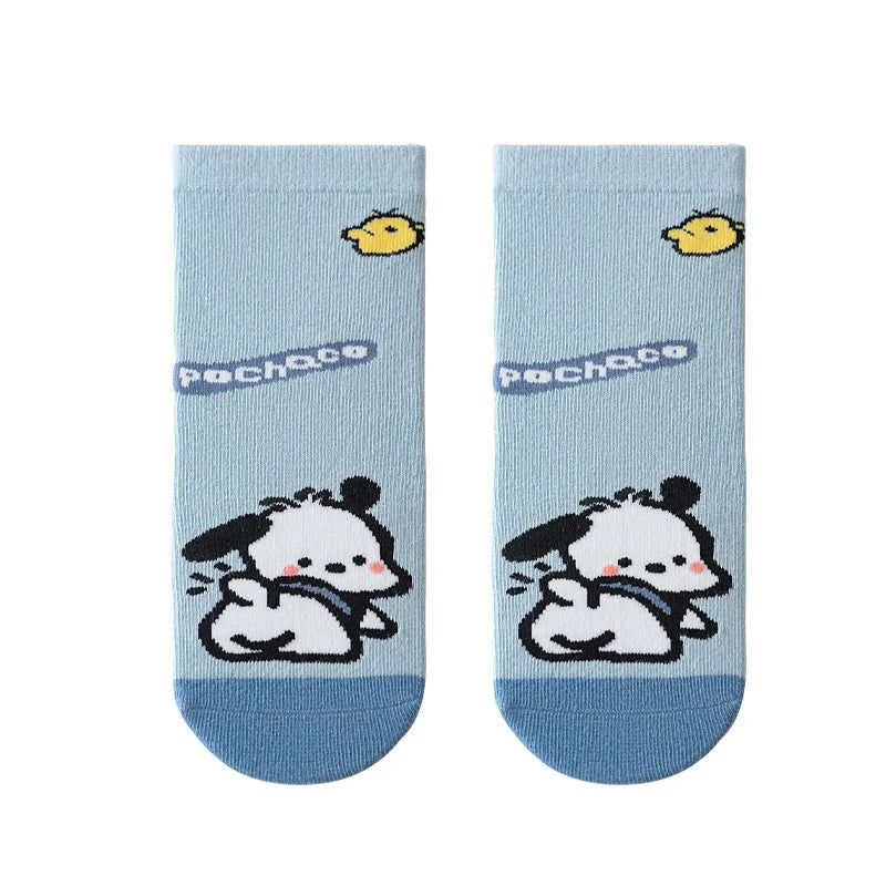Hello Kitty Kuromi Socks Spring Fall Casual Men's Women's Qme