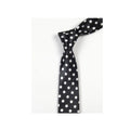 Classic Notes Printed Tie Silky Narrow Neckties Slim Smooth Dots Qme BZ-3