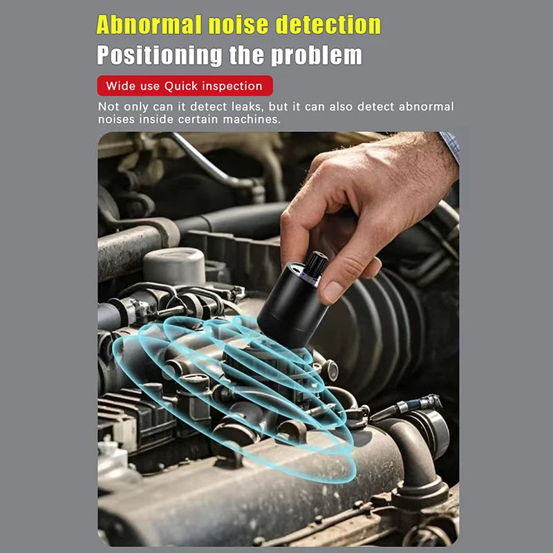 Water Leak Detector Multi-functional Sound Collector Suitable For Leak Detection Of Various Construction Pipe Qme