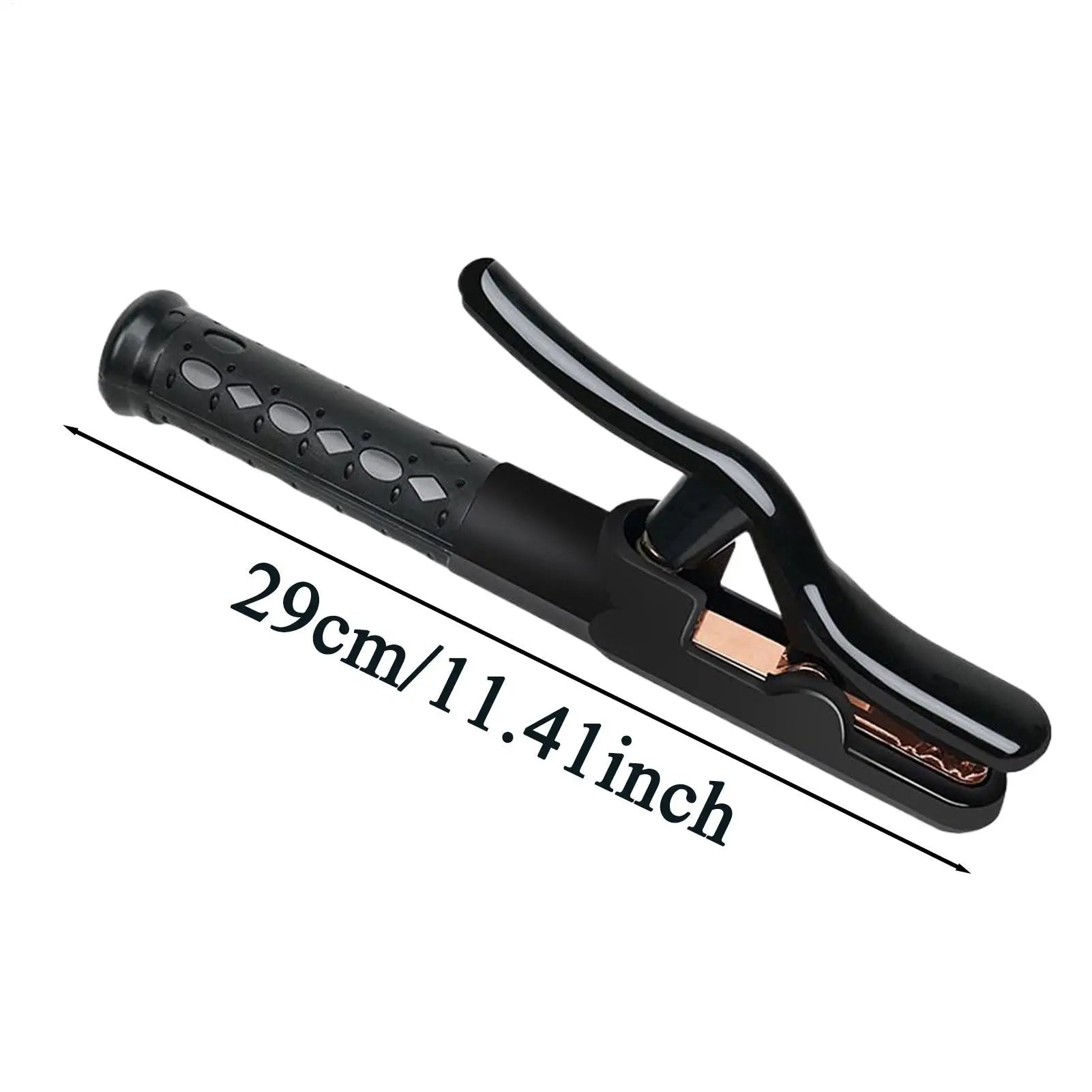 Welding Electrode Holder Clamp Arc Welder Portable Ergonomic Tool Qme