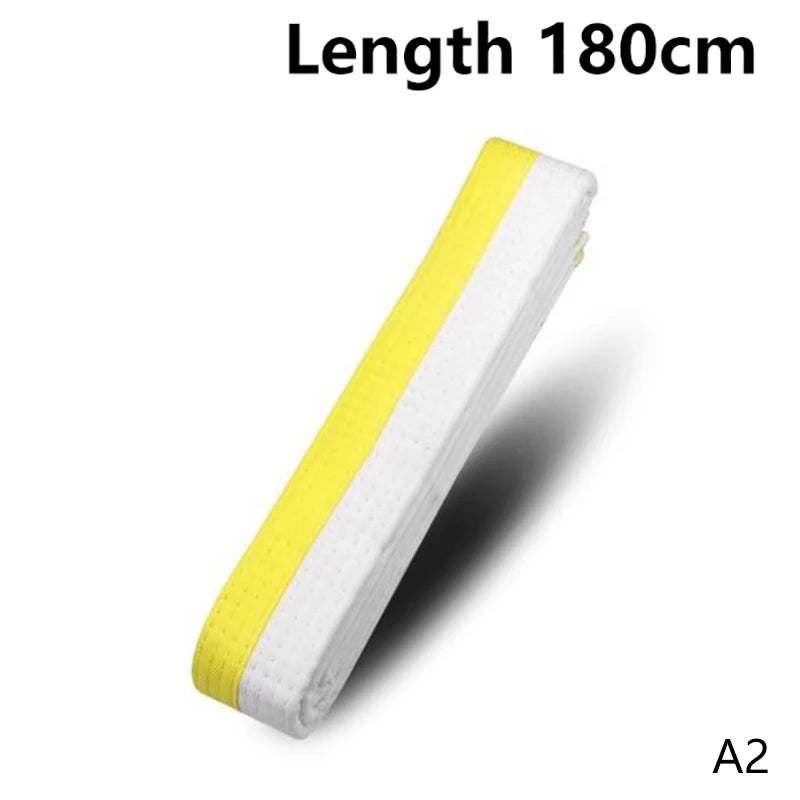 Taekwondo Colored Ranking Belts Cotton Martial Arts Judo Karate TKD Qme A2