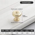 Single-hole Drawer Knob Aluminum Alloy Cupboard Handle Vintage Qme A1