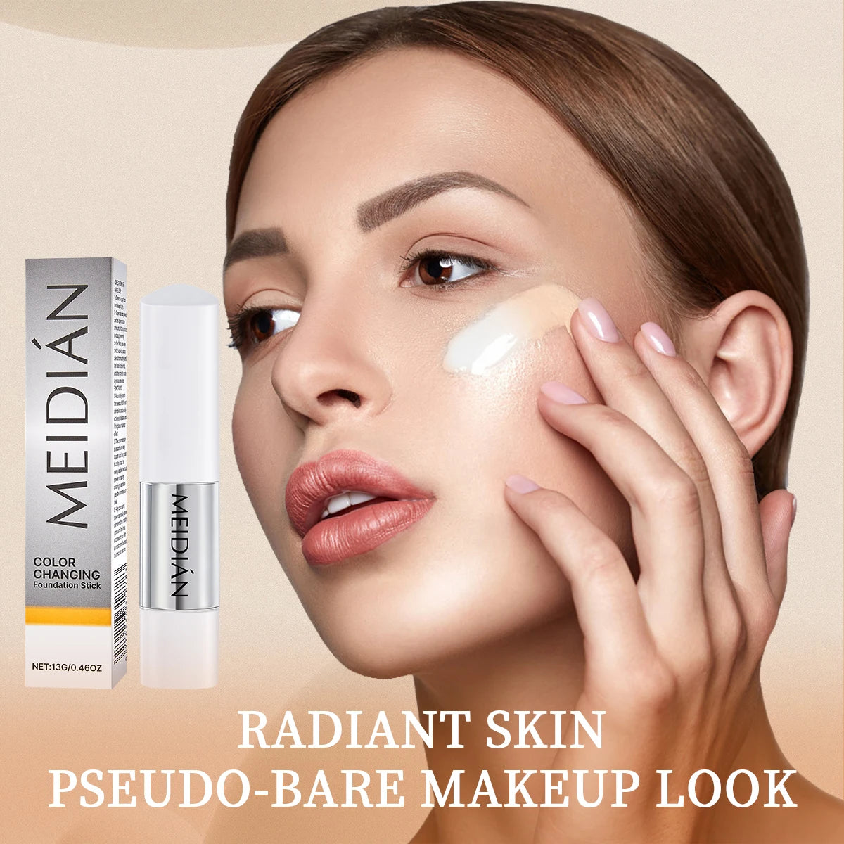 Changing Foundation Make-up Stick Moisturize Without Drying Brighten Qme