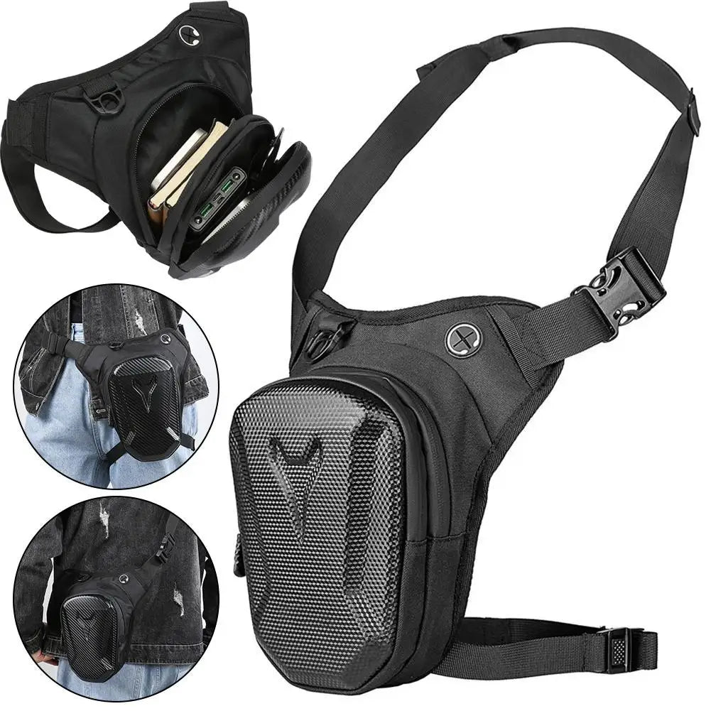 Motorcycle Leg Tank Bag Waterproof Waist Pack Crossbody Rider Biker Drop Thigh Motocross Moto Gear Men Women Qme