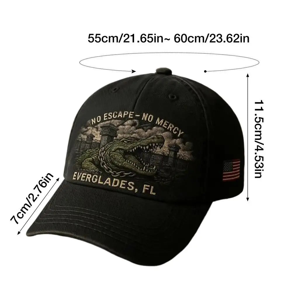 Baseball Hat Alligator Design Dad Hats For Men Wide Brim Sun Protection Headwear For Hiking Work Casual Fitness Golf Outdoor Qme E China Mainland