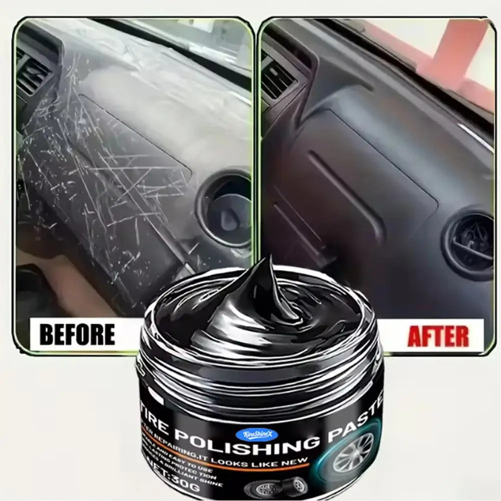 Car Interior Repair Paste Auto Plastic Renovator Wax Scratch Bumpers Qme