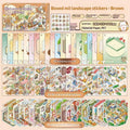 Box 3D Landscape Stickers Miniature Scene Collection Book Series Qme A