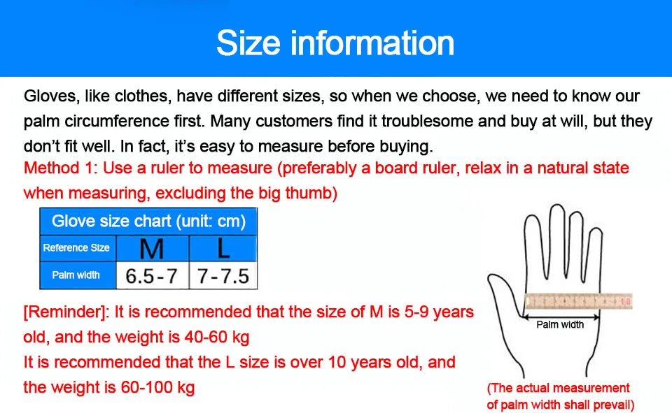 Children's Gloves Half Finger Outdoor Sports Kids Cycling Boys Girls Protection Antislip Breathable Thin Spring Summer Gloves Qme