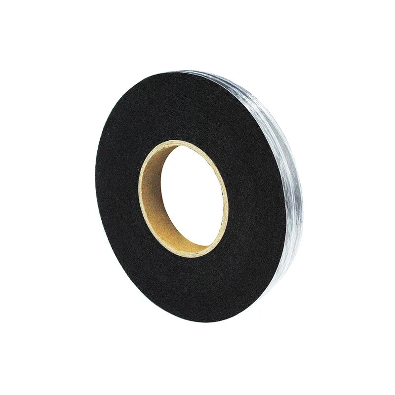 70 Yards Iron-On Fusible Hem Tape Non-woven Adhesive Hem Tape for Hemming Clothes, Pants, Curtains, DIY, 0.59 Inch Width Qme 1 roll Black 1.5cmX64m