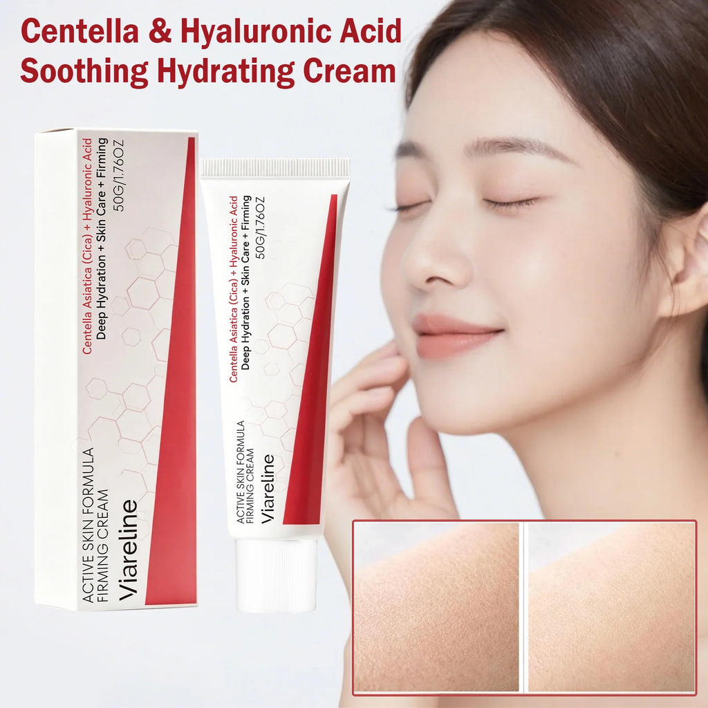 Centella Asiatica Firming Cream Moisturizing Face Cream for Smooth Hydrated & Radiant-Looking Skin Brightening Face Moisturizer Qme