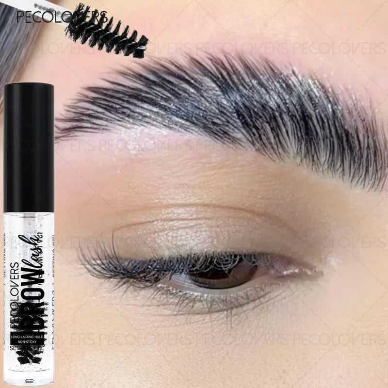 Natural Eyebrow Styling Gel Cream Brush Strong Holding Eyebrows Soap Qme