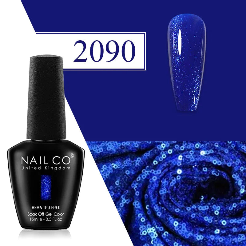 NAILCO Plum Gel Nail Polish Matte Coat Autumn Winter Semi Permanent