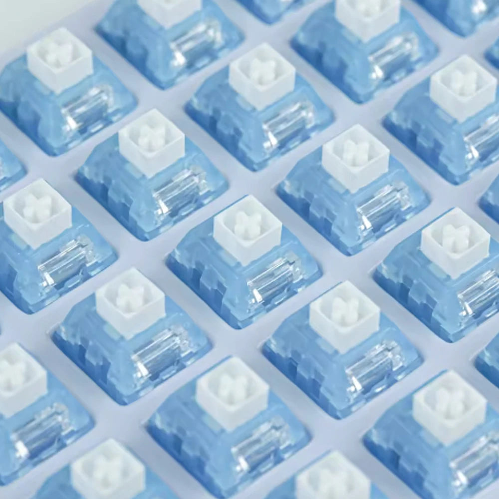 Kailh&Chosfox Arctic Fox Box Switch Gaming Computer Mechanical Keyboard HMX Switch 5 Pins Hot Swap RGB Tactile Clicky Switches Qme