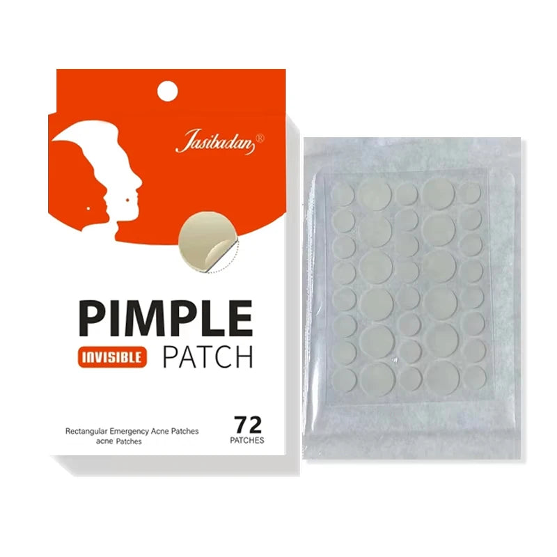 36/72/180/360/720 Pcs Round Acne Patch Hydrocolloid Anti Acne Patches Waterproof Face Skin Care Blackhead Remover Pimple Patches Qme