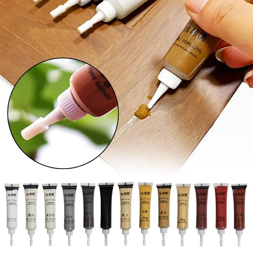 Multipurpose Multicolor Wooden Furnitures Scratch Repair Agent Damage Repair Cream Furniture Refinishing Paint Scratch Filler Qme