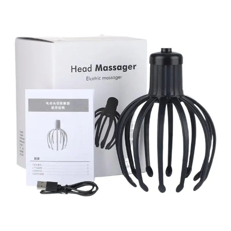 Octopus Head Massager Claw Scalp Massagers Vibration Massage Qme