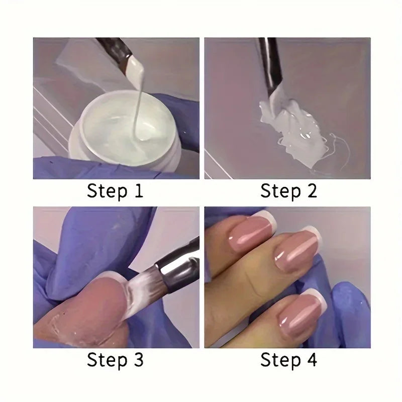 1/3pcsNail Gradient Brush, 6.54in Acrylic Powder Dipping Pen, Nail Liner Brush for Manicure Pedicure, Nail Painting Drawing Tool Qme