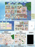 Taro Puree Mini Boxes Series 3D Miniature Scene Stickers Layered Diorama Decals for Journal Scrapbooking Craft DIY Stress Relief Qme A