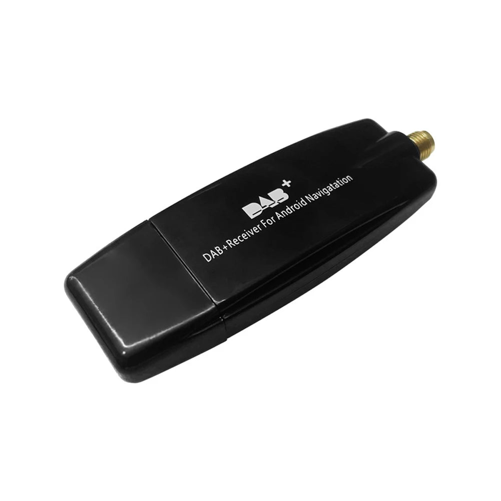Car DAB+ Box USB Interface DAB+ Box Radio Receiver Adapter Car Radio Antenna Receiver for Android 5.1 and Above Car Radio Qme