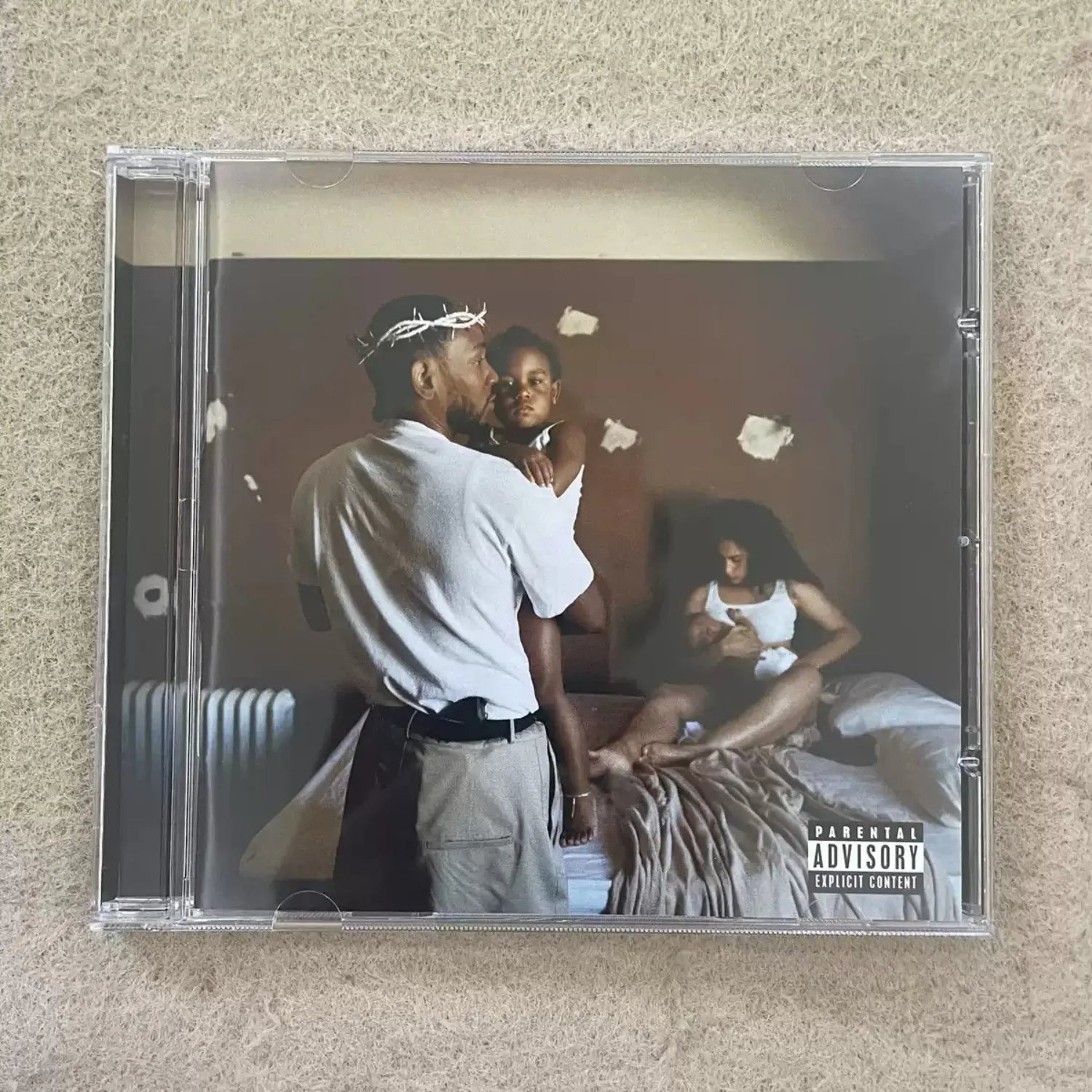 Hip-Hop Rap Music CD Album, Family Portrait Cover Art Style, Thought-Provoking Collectible for Hip-Hop Fans Qme Hip-Hop Rap