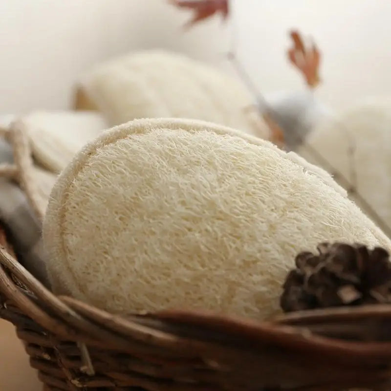 Traditional Flax Fiber Exfoliating Back Scrubber Tear Resistant Long Qme