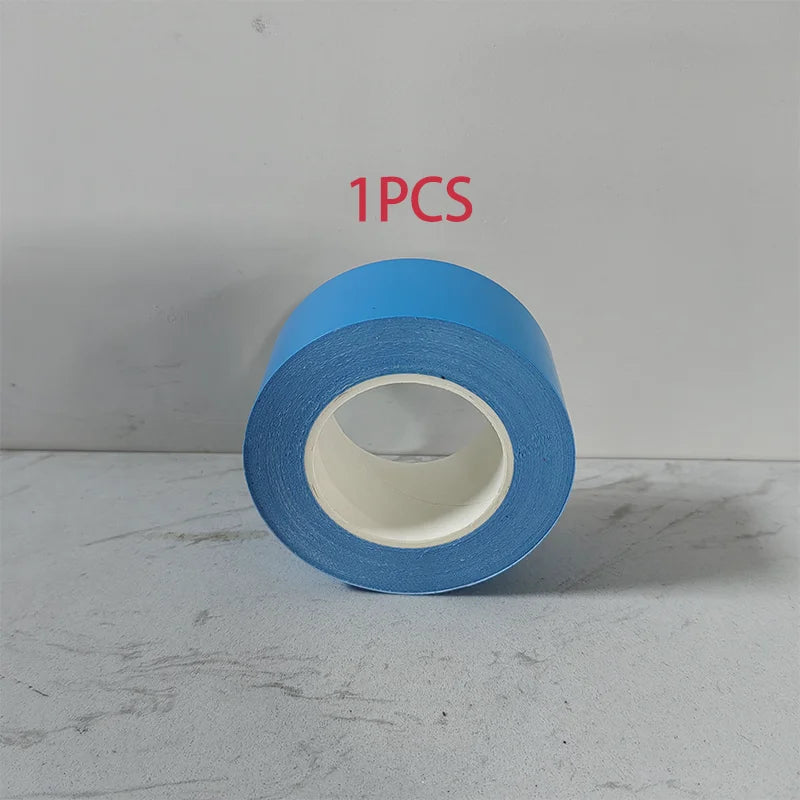 10m Double Side Thermal Conductive Tape 5-50mm Width Blue Heat Transfer Tape Adhesive Cooling Heatsink for Computer CPU GPU Qme 1PCS 10M 30mm