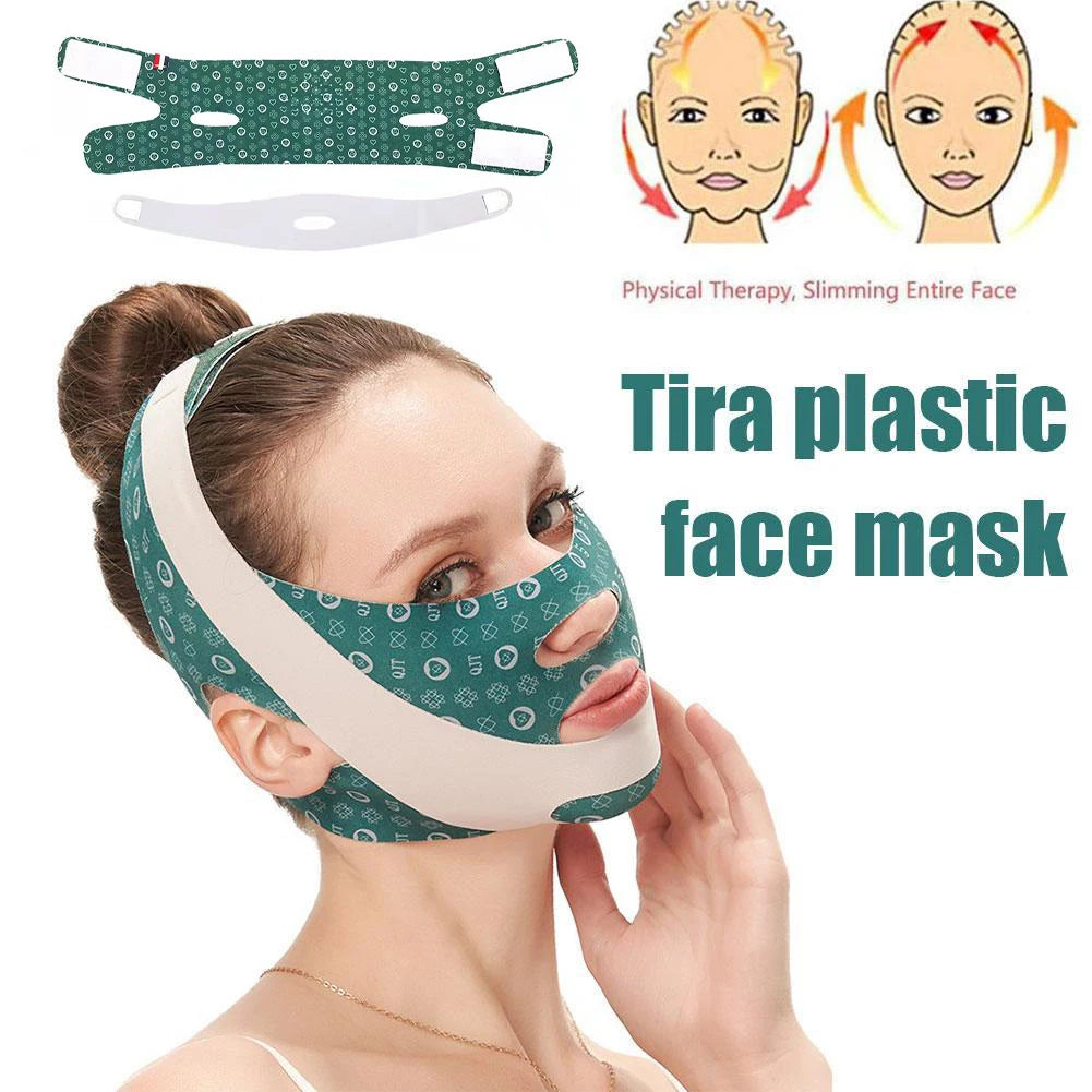 Adjustable V Face Bandage Lift Up Belt Reduce Double Chin Sculpting Qme