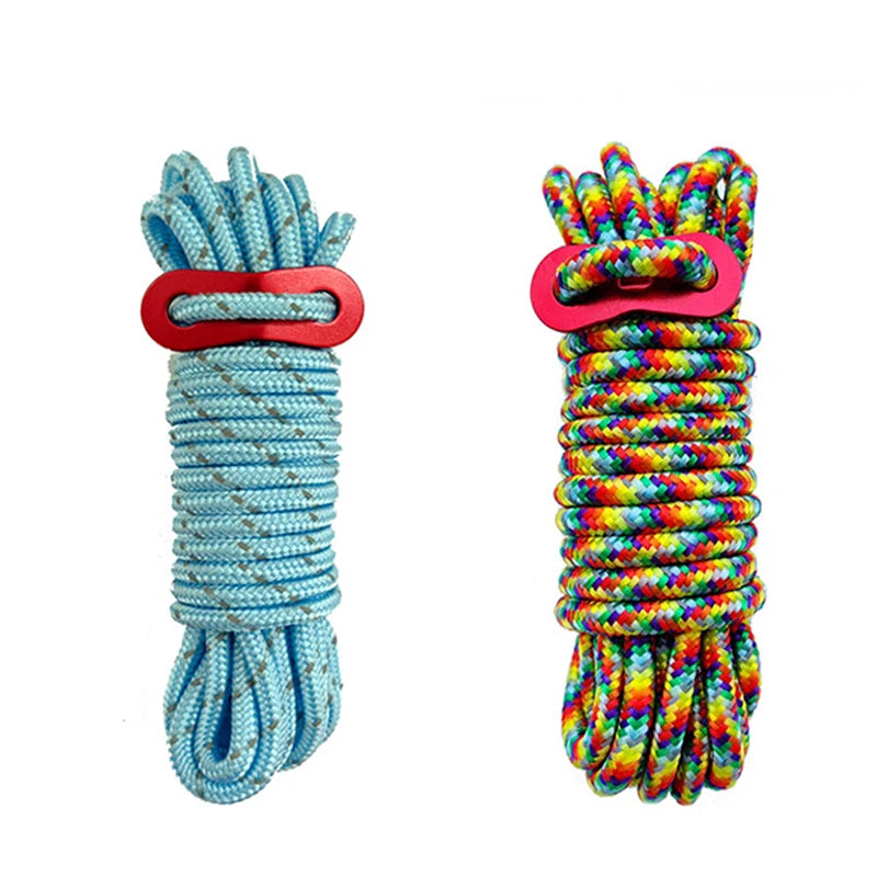 Rock Climbing Rope Fishing 4 Meters Outdoor Safety Grappling Lifeline Qme