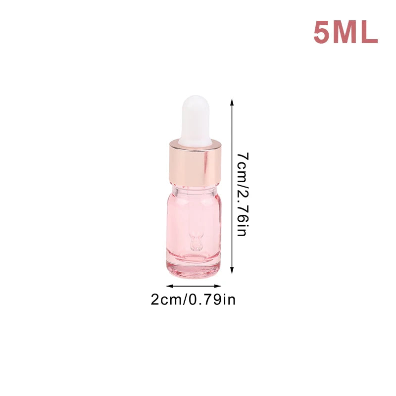 Aromatherapy Liquid Pipette Essential Massage Dropper Bottles Qme 5ml