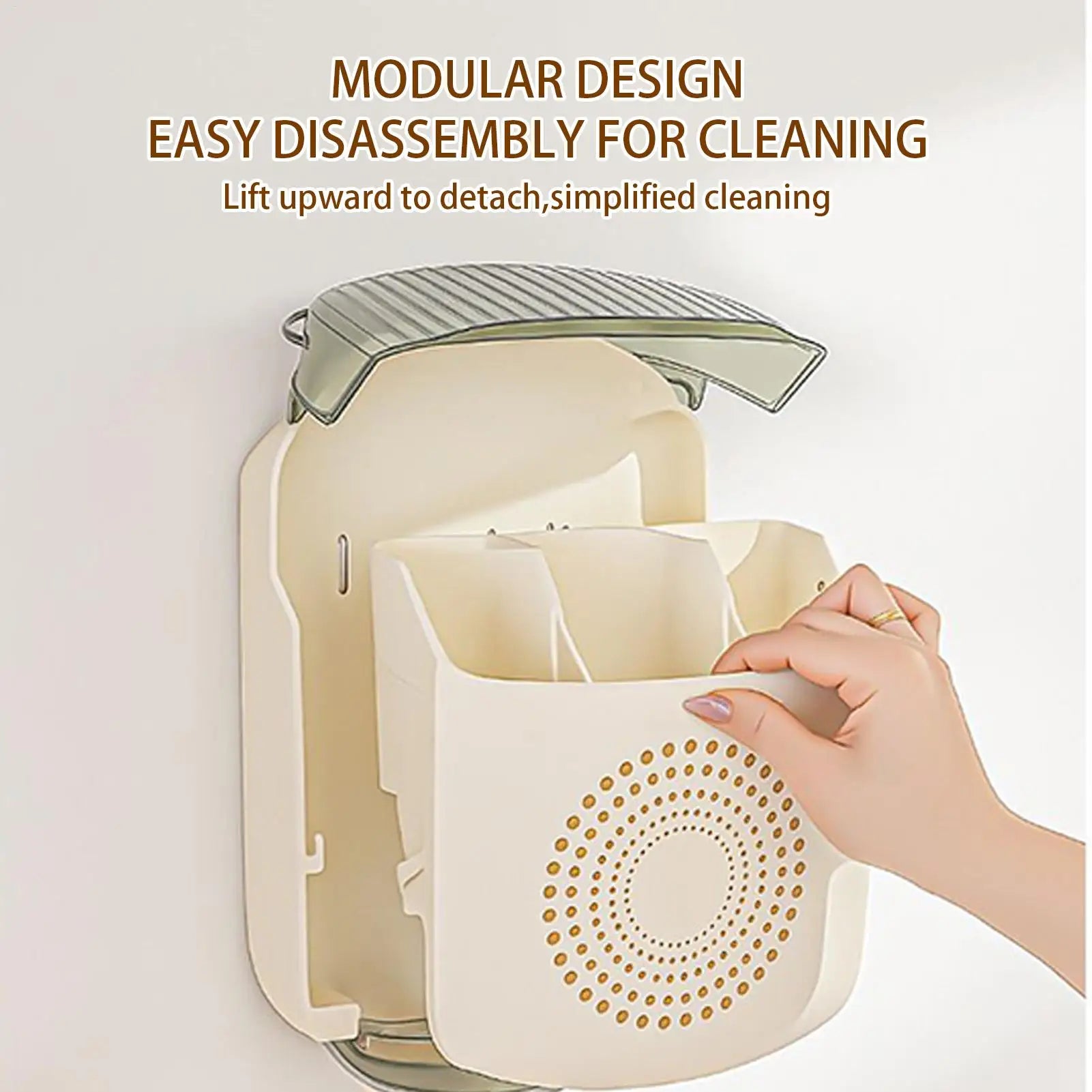 Kitchen Utensil Holder Chopstick Storage Rack Removable Wall Mounted Qme