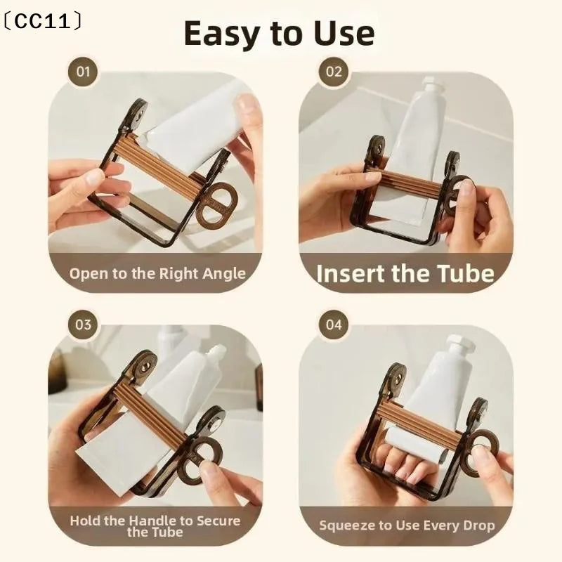 Toothpaste Squeezer Tool Manual Plastic Tube Dispenser Easy Squeezing Qme