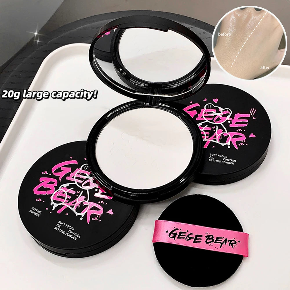 Gege Bear Soft Oil Control Large Capacity Setting Powder Matte Qme