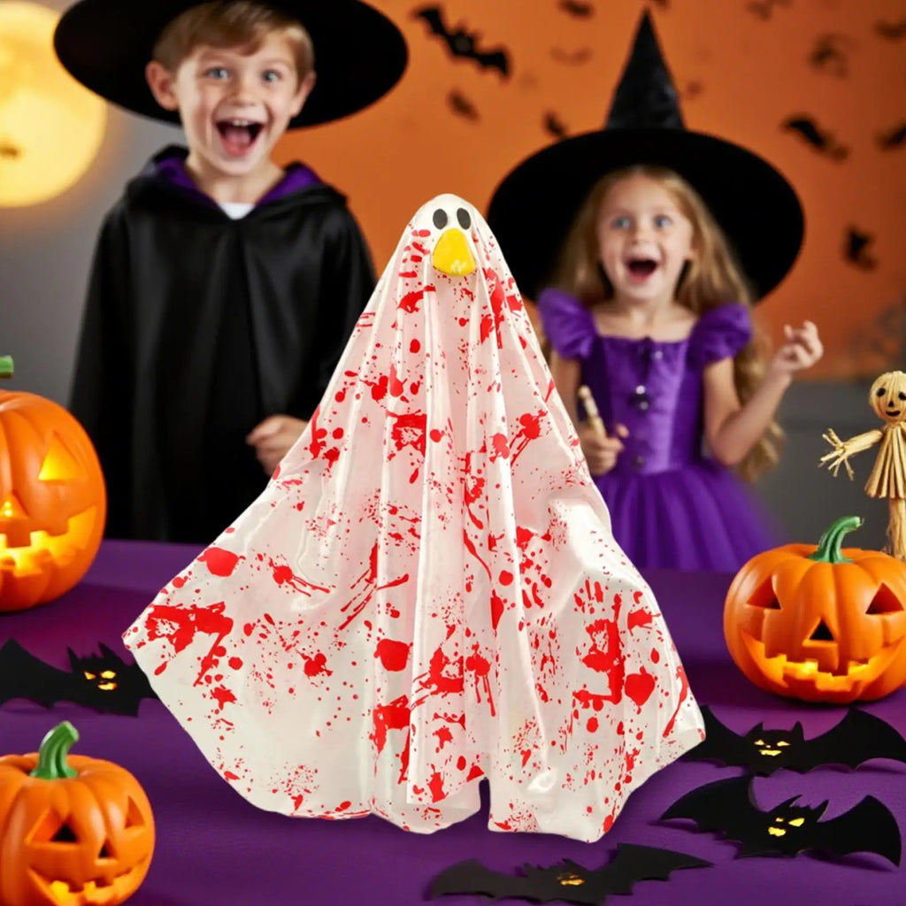 Scary Halloween Decorations Outdoor Duck Decor Ghost Bloody Spooky Qme